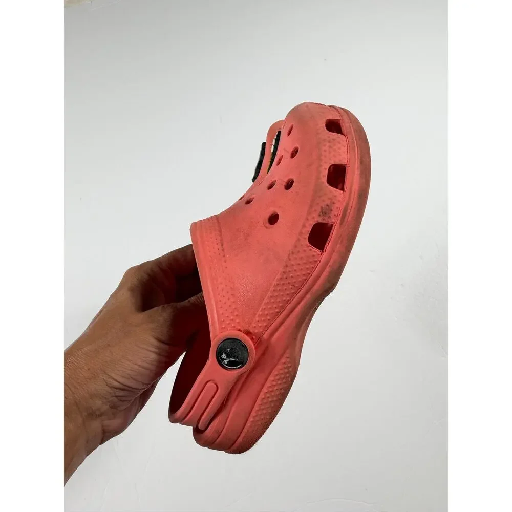 Crocs Classic Clog Coral Pink Kids Size 13